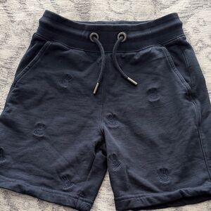 Psycho Bunny Kids Navy Embroidered Shorts